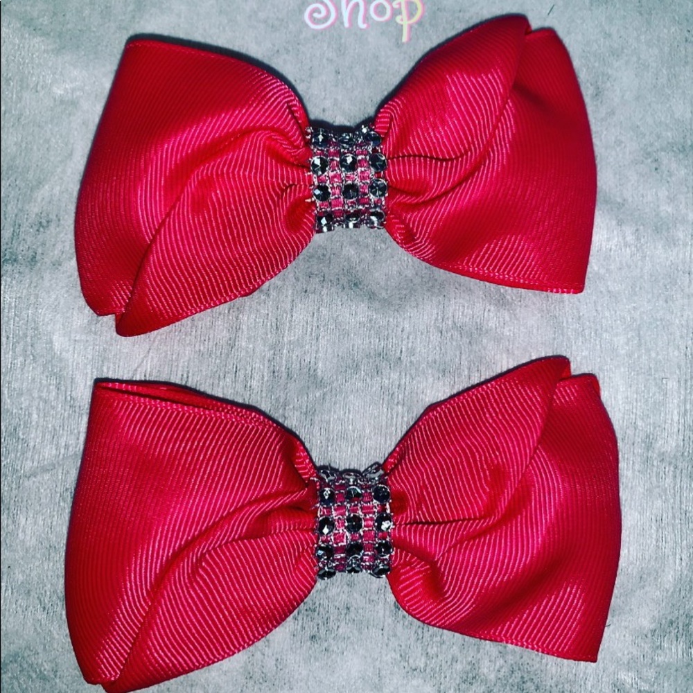 Hot pink Hand made Hair Bow